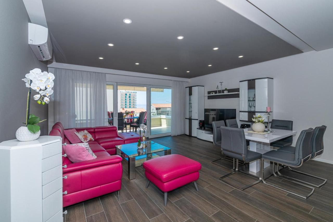 Luxury Apartment Purple Summer Sea View Makarska Ngoại thất bức ảnh