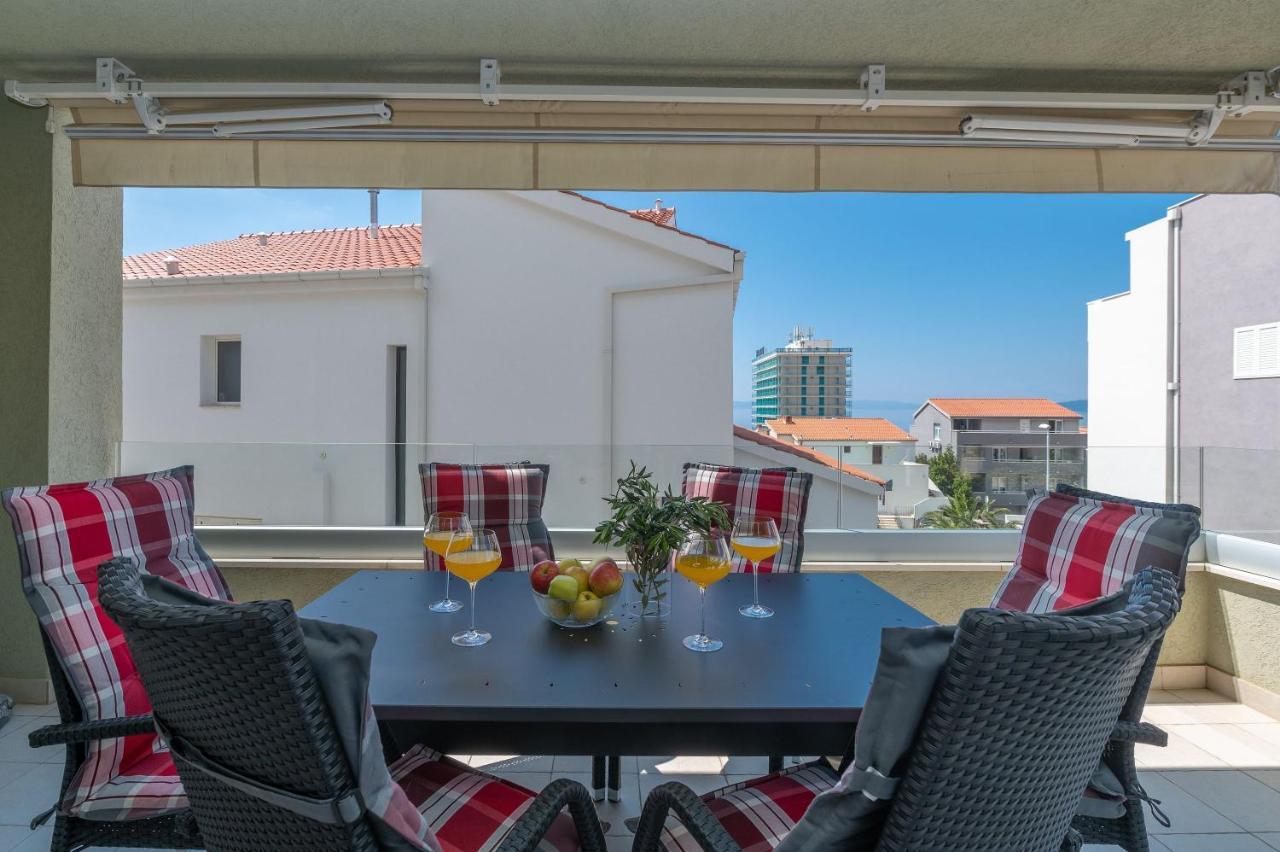 Luxury Apartment Purple Summer Sea View Makarska Ngoại thất bức ảnh