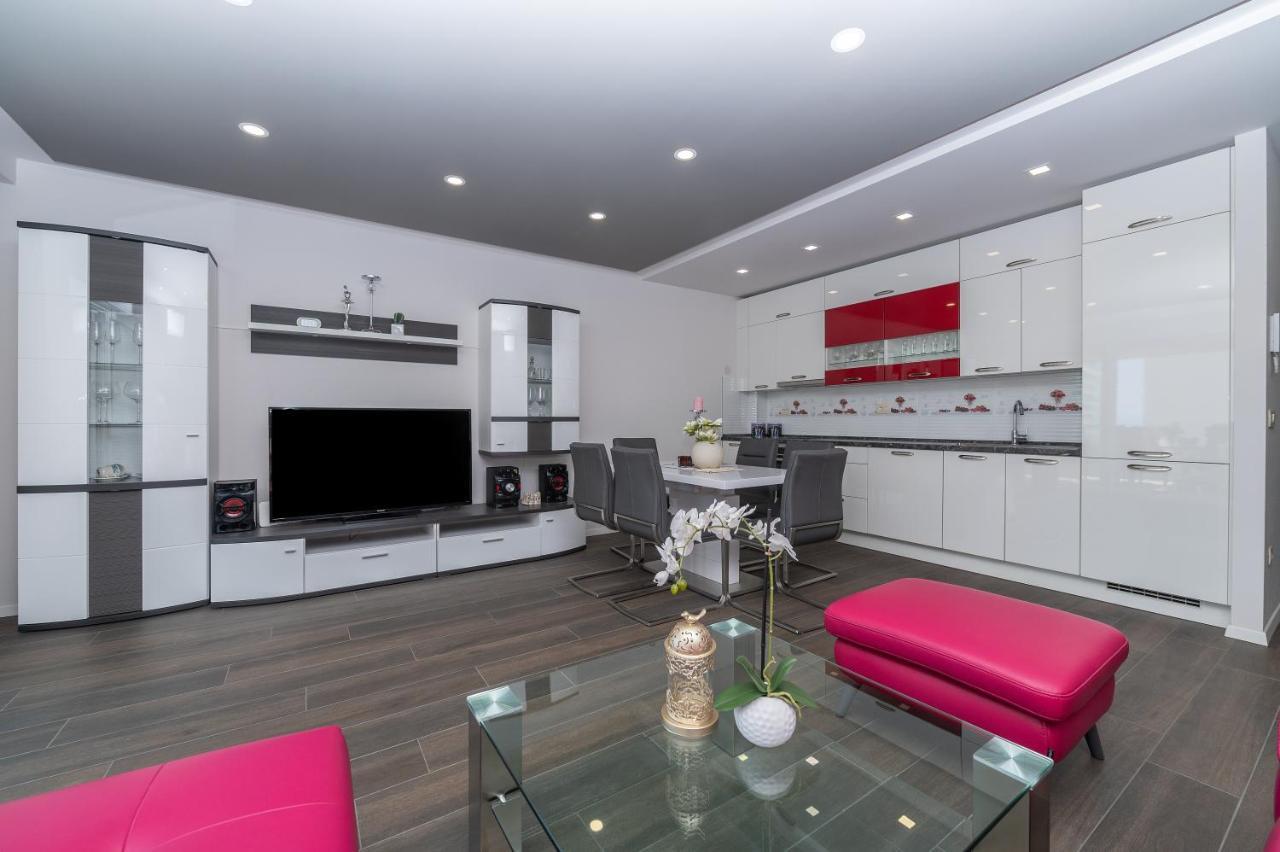 Luxury Apartment Purple Summer Sea View Makarska Ngoại thất bức ảnh